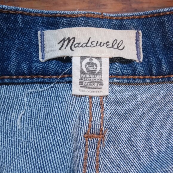 MADEWELL the perfect vintage wide leg jeans in Edgerly Wash (sz32) - Picture 10 of 15